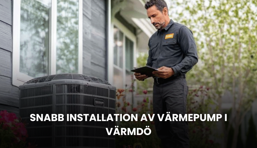 Snabb installation av värmepump i Värmdö | stockholmvrmepump